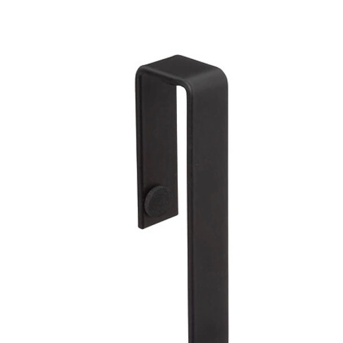 Černá hliníková závěsná koupelnová police Blackalu 2patrová pod sprchu 5five simply smart