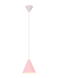 Závěsné svítidlo Voss růžové moderní kovové do obýváku, ložnice nebo nad stůl