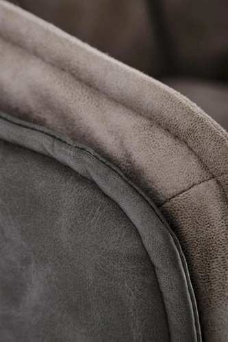 Otočná židle Rolan Intesi čalouněná šedá s područkami do kanceláře a obývacího pokoje