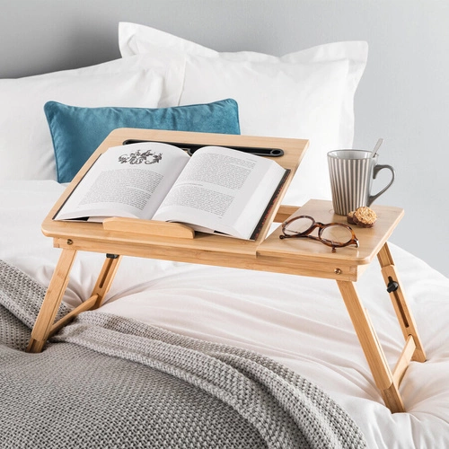 Bambusový stolek na notebook 54x34 cm