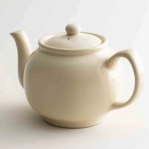 Price&Kensington krémová keramická konvice na čaj 1,1 l do kuchyně a obýváku