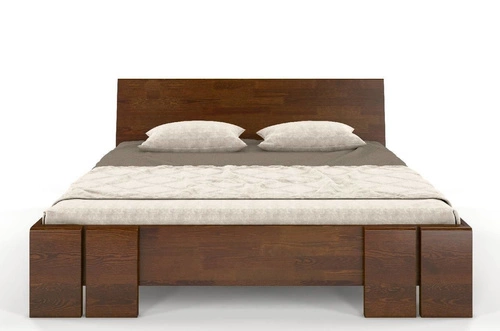 Postel z masivní borovice Vestre Maxi 180x220 s úložným prostorem do ložnice na míru