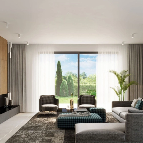 Stropní svítidlo bílé moderní kovové Lagos 60 do obýváku kuchyně a ložnice Sollux