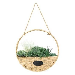 Závěsná umělá rostlina Atmosphera 40 cm zelená jako živá do obýváku nebo ložnice