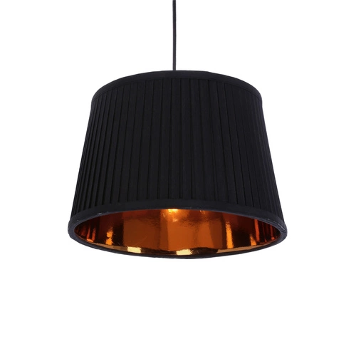 Gillo závěsná lampa černá 2x40W E27 stínidlo černé