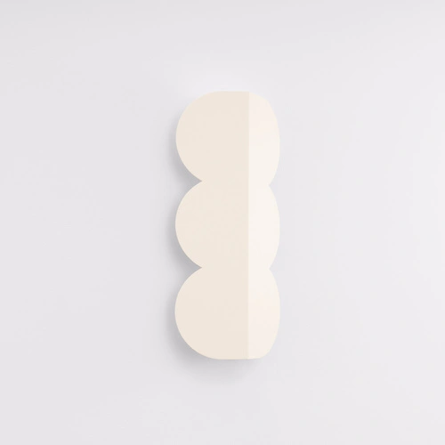 Nástěnné svítidlo BISCUIT béžové moderní do obývacího pokoje a ložnice