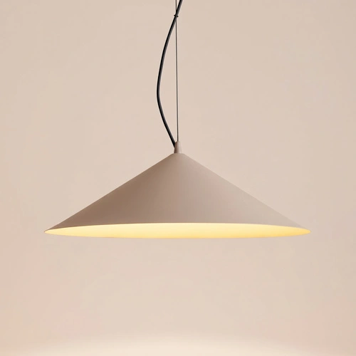 Závěsné LED svítidlo FINT taupe do obývacího pokoje moderní nastavitelné