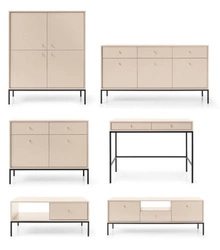 Komoda Evora béžová vysoká