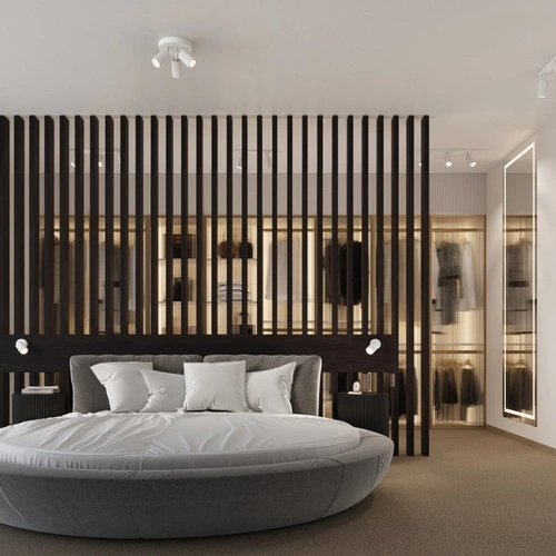 Moderní bílý stropní plafon KARBON 3P s nastavitelným stínidlem do obýváku a ložnice