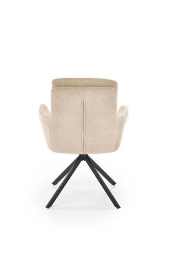 Otočná židle Bolenge Intesi béžová čalouněná s područkami do jídelny a kanceláře