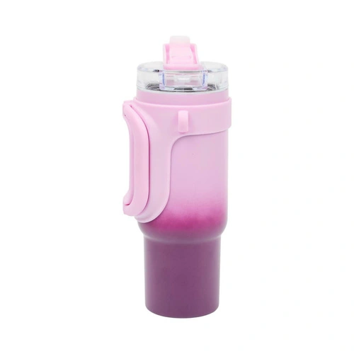 Termohrnek Malibu Intesi 900 ml růžovo-fialový na cesty