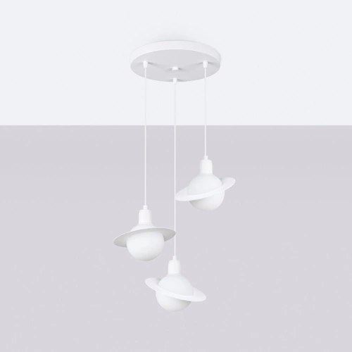 Visící lampa HYPERION 3P bílá