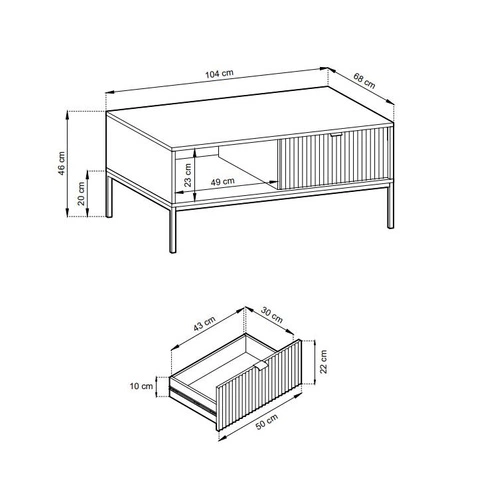 Šedá/zlatá Delicious s drážkovanými čely sada nábytku do obývacího pokoje