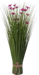 Umělá rostlina pažitka fialová Intesi moderní do obýváku a kuchyně 52 cm