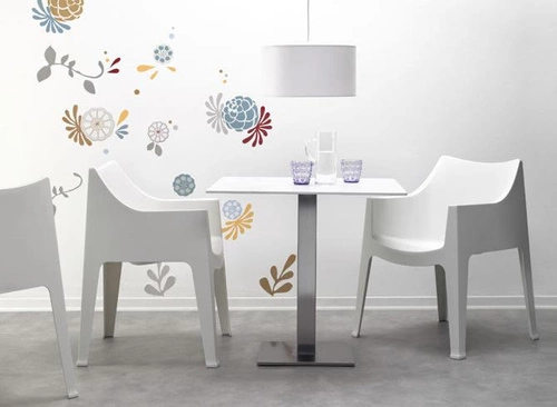 Zahradní židle Coccolona SCAB Design moderní stohovatelná s područkami černá