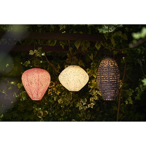 Zahradní solární LED lampion Foxdale šedý 40 cm IP44 House Nordic