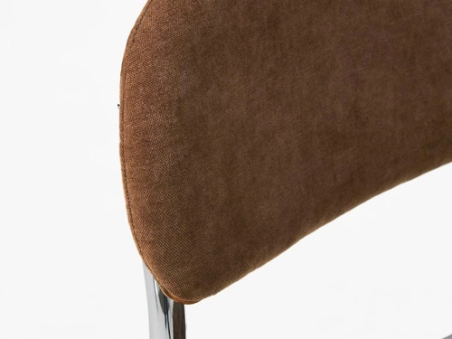 Jídelní čalouněná moderní židle Griffin na lyžinách