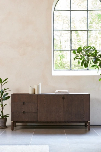 Komoda Arun 160 cm espresso moderní se zásuvkami do obývacího pokoje