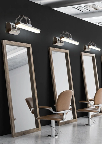 Nástěnné LED svítidlo Gizel chrom 7W moderní nastavitelné do ložnice obýváku nad zrcadlo