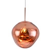 Závěsné svítidlo koule GLAM 28 cm měděné moderní do obýváku a nad stůl Step into Design