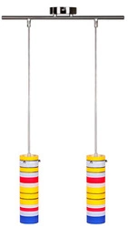 Závěsná lampa Fresco dvojitá matný nikl 2xG9/40W 230V