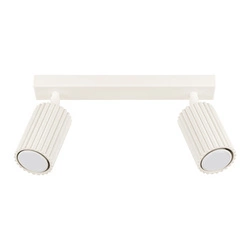 Stropní svítidlo KARBON 2 béžové minimalistické glamour do obýváku a ložnice s otočným stínidlem