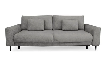 Moderní rozkládací pohovka Ferrero s funkcí spaní pro 3 osoby šedá do obýváku