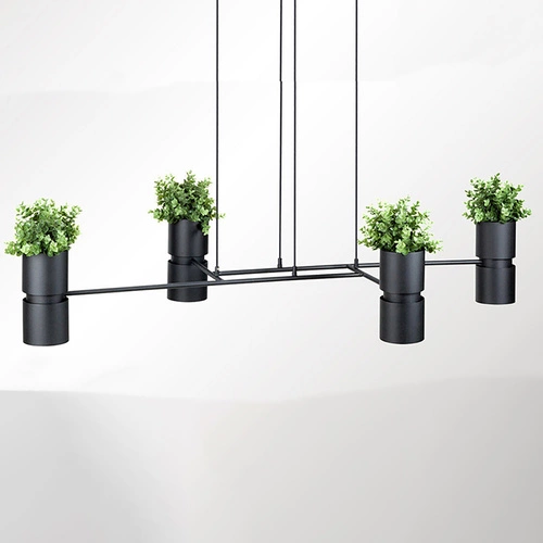 Závěsná lampa KUKKIA černá