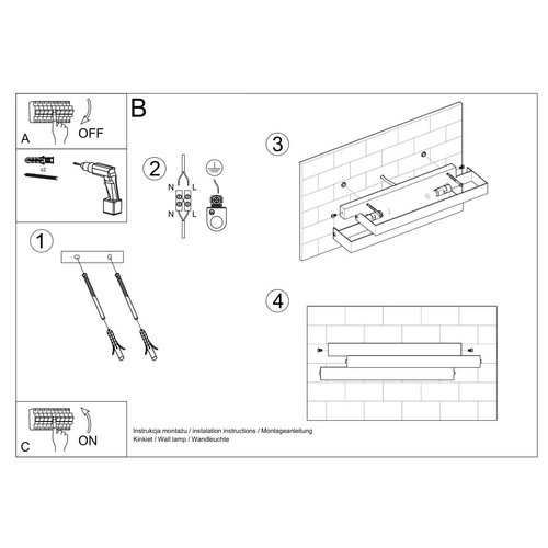 Nástěnné svítidlo FROST