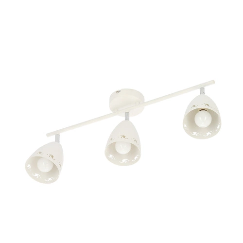 Stropní svítidlo Coty moderní bílá kovová nastavitelná 3bodová do obýváku 70 cm