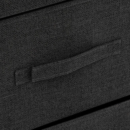 Černá moderní komoda Tissa se zásuvkami 45 cm do obýváku a ložnice 5five simply smart