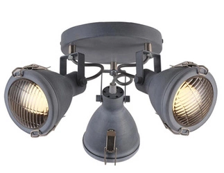 Stropní svítidlo Crodo šedé kovové kulaté 39 cm moderní do obýváku Candellux