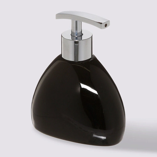 Keramický dávkovač mýdla černý Colors 250 ml do koupelny 5five simply smart