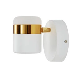Nástěnné svítidlo POCCO LED moderní bílé kovové 16 cm do ložnice a obývacího pokoje