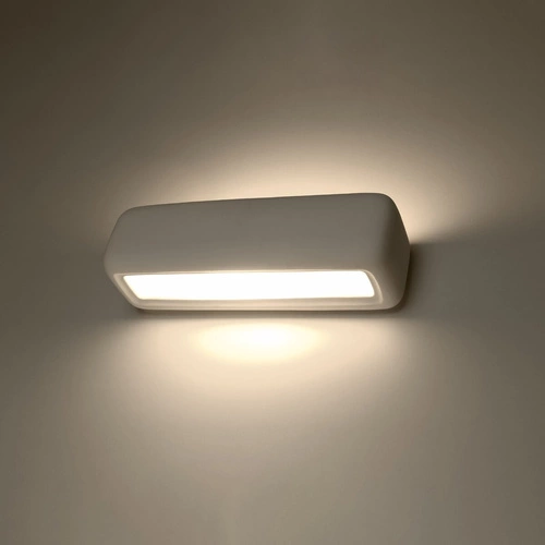 Nástěnné svítidlo SUBANI bílé moderní keramické do obývacího pokoje a ložnice Sollux Lighting