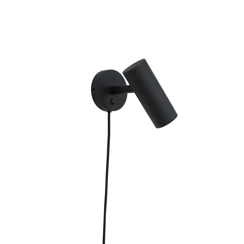 Nástěnná lampa Paris černá