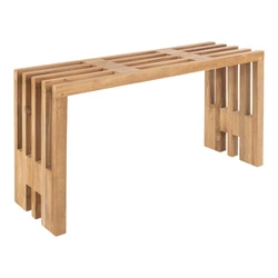 Lavička Benidorm 90 cm přírodní teak