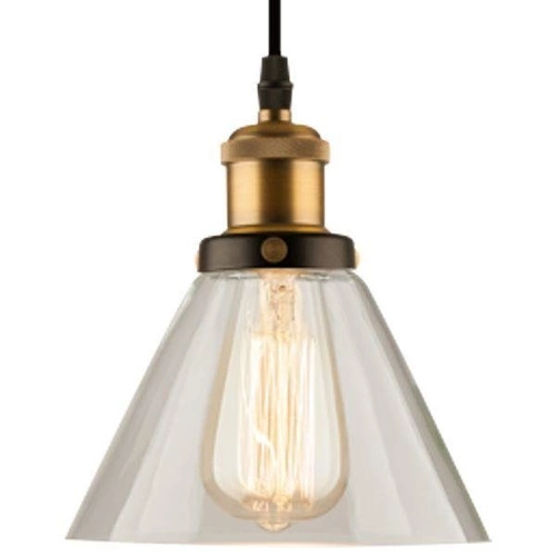 Závěsné svítidlo New York Loft skleněné průhledné industriální do obývacího pokoje ALTAVOLA DESIGN