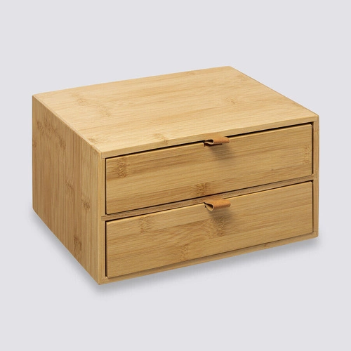 Šperkovnice bambus se 2 zásuvkami