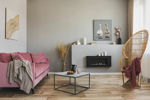 Konferenční stolek Pony 50x50 bílý mramor s černou kovovou podnoží glamour do obýváku