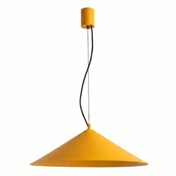 Závěsná lampa FINT žlutá LED do obývacího pokoje nastavitelná moderní