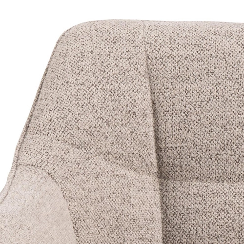 Čalouněná jídelní židle Brenda béžová s područkami moderní Actona