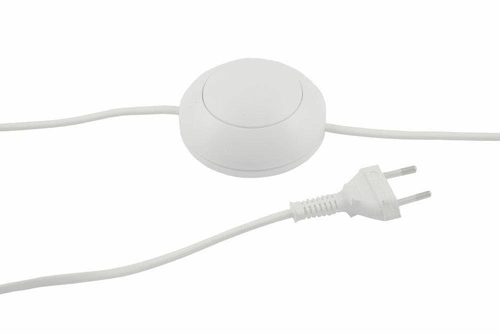 Stojací lampa FOYA bílá mořská s velurovým stínidlem do obýváku moderní nastavitelná LYSNE