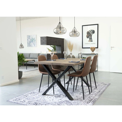 Jídelní stůl Toulon dub kouřový 95x140 loftový stůl
