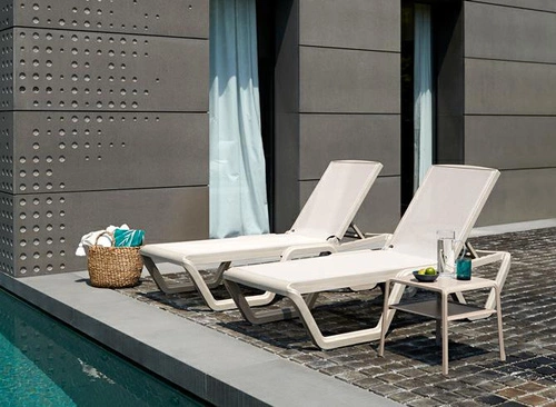 sk.Lehátko o ode Vela bílá/béžová