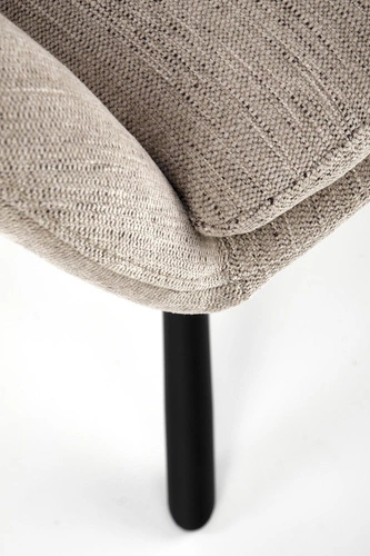 Otočná čalouněná židle Ophelia Intesi béžová s područkami do obýváku a kanceláře