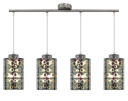 Závěsné svítidlo Nocturno chrom 4x nastavitelné do obýváku, kuchyně nebo nad stůl