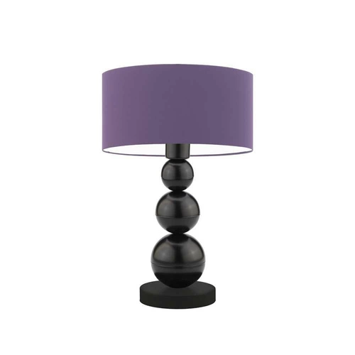 Noční lampička HONOLULU moderní fialová se stínidlem do ložnice a obýváku LYSNE