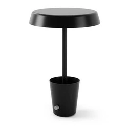 Noční lampička Cup Smart Umbra černá moderní LED RGB s bluetooth do ložnice a na stůl