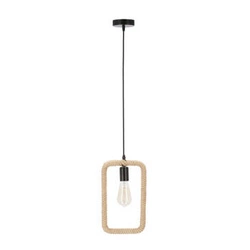 Ostor černá+béžová 1x40W E27 závěsná lampa
